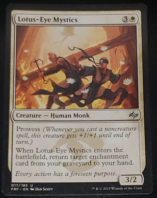 MTG ✨ Lotus - Eye Mystics - (U) 017/185 Fate Reforged (FRF) ✨ Magic the Gathering (2015)