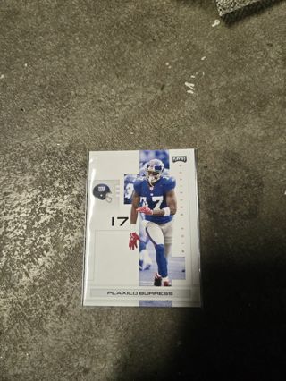 Plaxico Burrress card