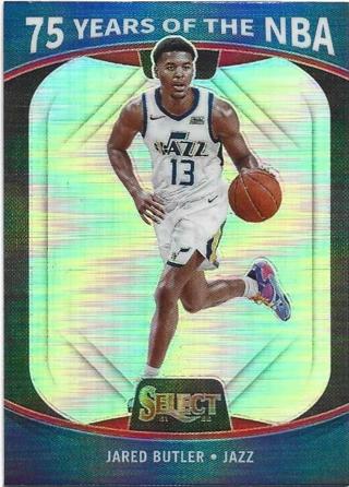 2021-22 SELECT JARED BUTLER 75 YEARS OF THE NBA REFRACTOR CARD