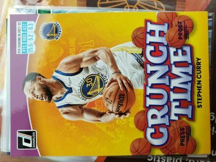 2023-24 DONRUSS CRUNCH TIME STEPHEN CURRY GOLDEN STATE WARRIORS #4