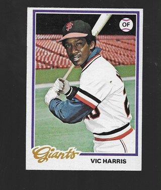 1978 TOPPS VIC HARRIS #436