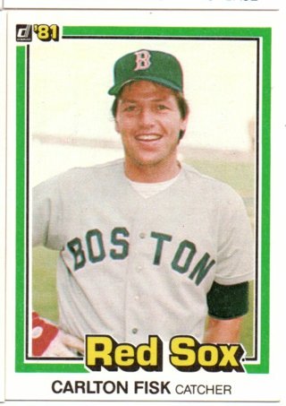 1981 Donruss Carlton Fisk #335