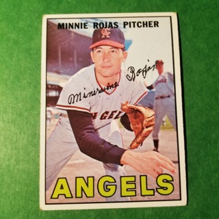 1967 - TOPPS BASEBALL CARD NO. 104 - MINNIE ROJAS - ANGELS - EXMT/NRMT.