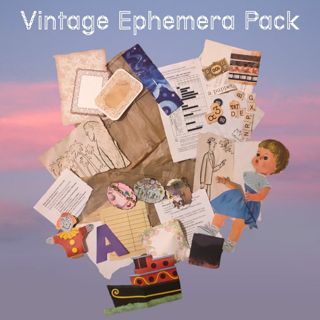 Vintage Ephemera Pack for Junk Journaling