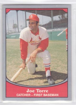 Joe Torre 1990 Pacific Baseball Legends St. Louis Cardinals