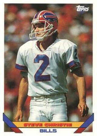 Steve Christie 1993 Topps Buffalo Bills