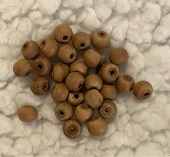 29 Wood Beads w/Container