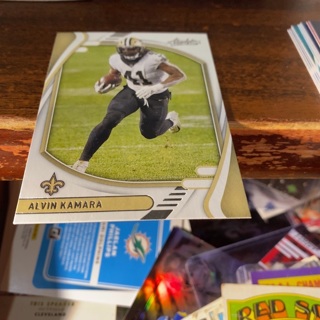 2021 panini absolute alvin kamara football card 