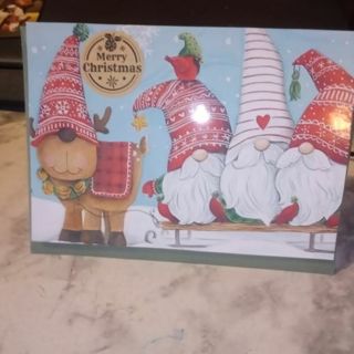 Merry Christmas - Design Blank Note Card