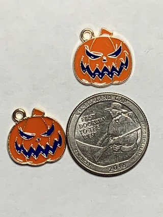 HALLOWEEN CHARMS~#38~SET OF 2 CHARMS~FREE SHIPPING!