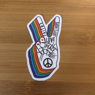 Peace Sticker