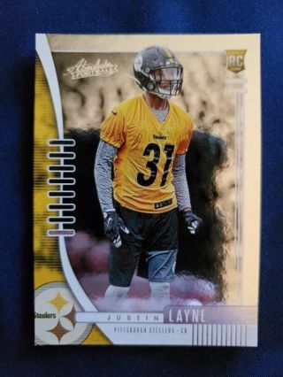 2019 Panini Absolute Rookie Justin Layne