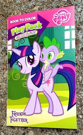MY LITTLE PONY SMALL COLORING BOOK WITH STICKERS USE YOUR OWN CRAYONS STYLE 2 
