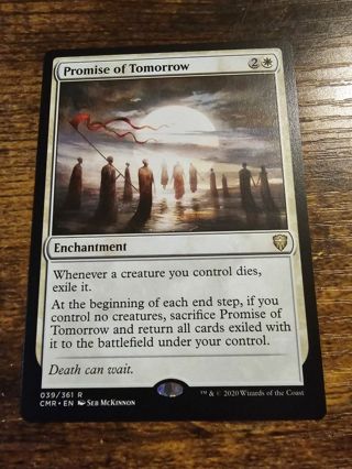 Magic the gathering mtg Promise of Tomorrow rare card Commander Legends