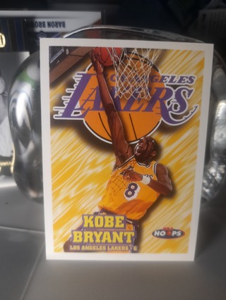 KOBE BRYANT 2nd Year NBA Sky Hoops & Die Cut Sticker