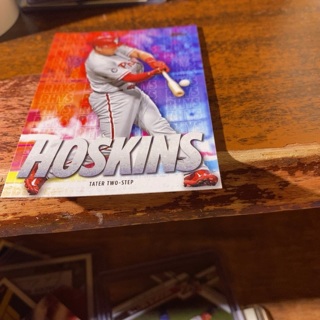 2020 topps tater two-step Rhys Hoskins baseball card 