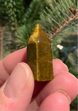 Tiger’s Eye Crystal Mini Point Preowned 