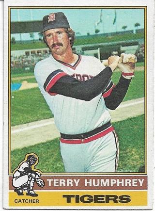 1976 TOPPS TERRY HUMPHREY CARD