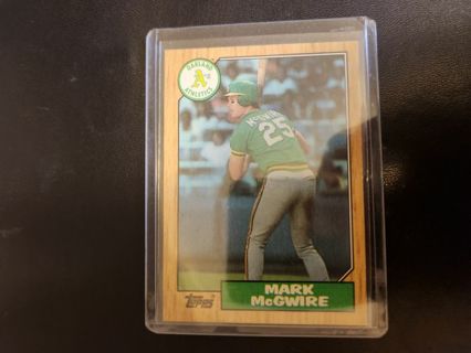 1987 Topps Mark McGwire