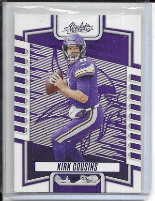 Kirk Cousins 2023 Absolute Blue #25