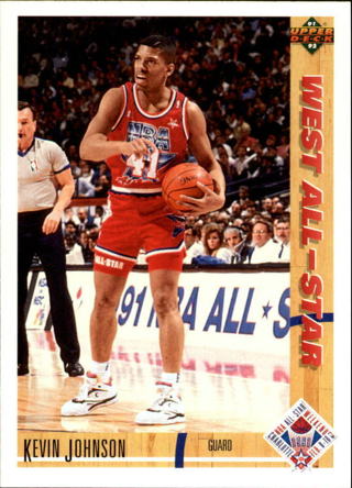 1991-92 Upper Deck Kevin Johnson # 59 Phoenix Suns NBA All Stars 1991 1992