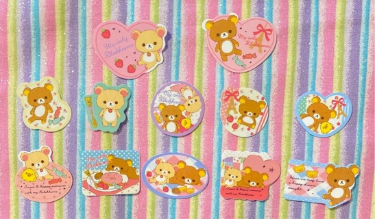 Kawaii Rilakkuma stickers 