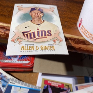 2021 topps allen & ginter j.a.happ baseball card 