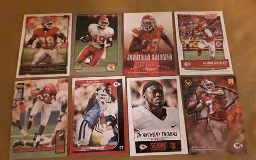 8 card KC Chiefs lot rookies