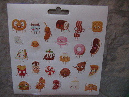 Fun new stickers.  SUPER Cute  "FOODS"  stickers ~~ So cute!!