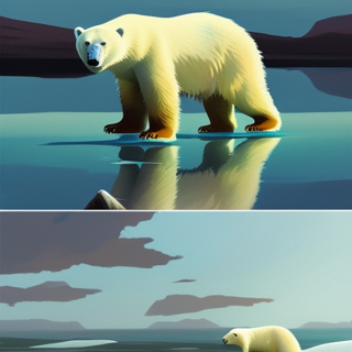 Listia Digital Collectible: Polar Bear in the Alaskan wilderness