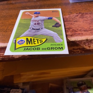 2021 topps 1965 Jacob degrom baseball card 