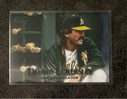 Dennis Eckersley Stadium Club BLACK Foil