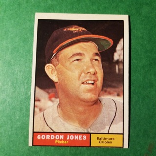  1961 - TOPPS EXMT - NRMT BASEBALL - CARD NO. 442 - GORDON JONES -  ORIOLES