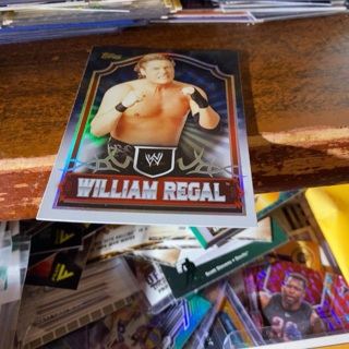 2011 topps classic wwe classic William regal wrestling card 