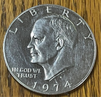 1974 S Eisenhower Dollar VF Proof 