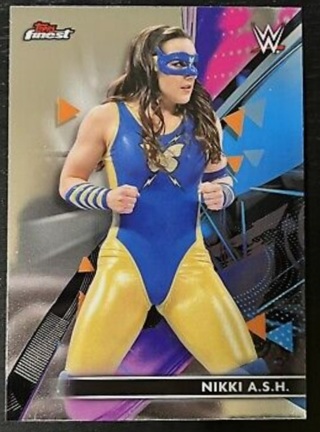 2021 WWE Topps Finest Chrome - Nikki A.S.H. Card #27 NM