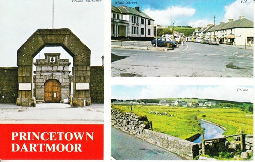 Vintage Postcard Princtown, Dartmoor, England