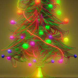 Listia Digital Collectible: Neon Christmas Tree