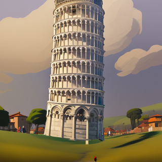 Listia Digital Collectible: The Leaning Tower of Pisa