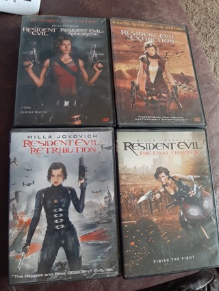 ▪︎•▪︎•Resident Evil Movie Bundle▪︎•▪︎•▪︎5 Total Movies 