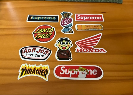 10 stickers ( all go together )