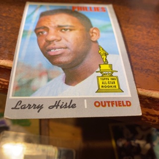 1970 topps Larry hisle baseball card 