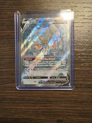 ZACIAN V #GG48 CROWN ZENITH NM POKEMON CARD