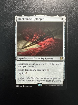 Blackblade Reforged MTG Magic the Gathering Commander Legends CMR Rare Lightly Played Card