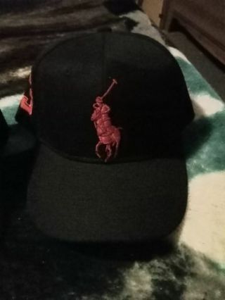 Polo horse rider hat #3 black new