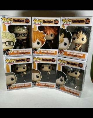 Complete Set of 6 Japanese Anime Haikyu!! Funko Pops (Brand New)