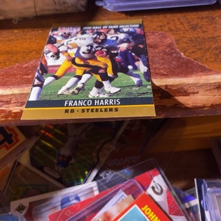 1990 pro set hall of fame selection Franco Harris football card 