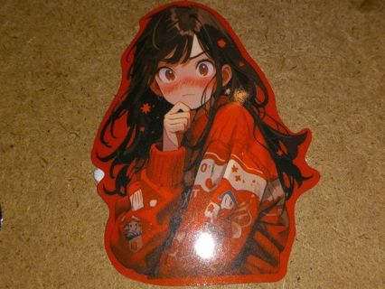 Anime one Cute new vinyl sticker no refunds regular mail only Very nice