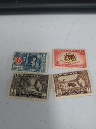 Lot of mnh Malaya Stamps