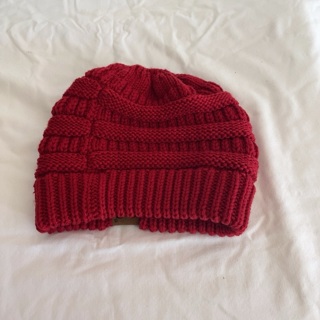 Women’s Red CC Sock Hat 